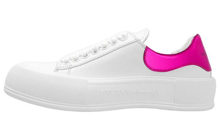(Women) Alexander McQueen Deck Low Top 'White Leather' 716636WICEL9993