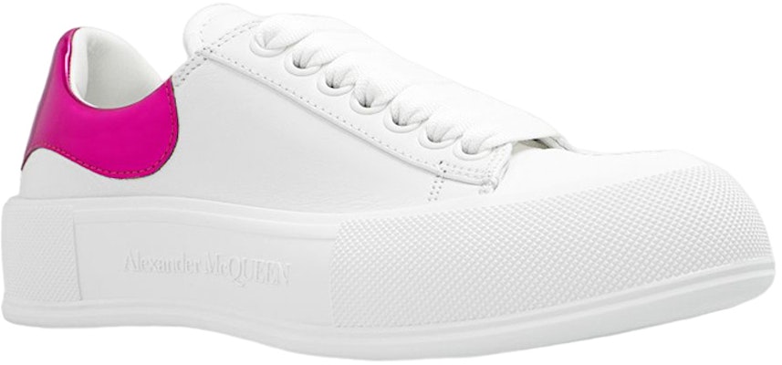 (Women) Alexander McQueen Deck Low Top 'White Leather' 716636WICEL9993 Order (Women) Alexander McQueen Deck Low Top 'White Leather' 716636WICEL9993