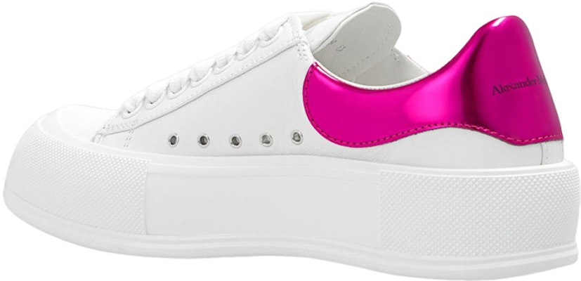 (Women) Alexander McQueen Deck Low Top 'White Leather' 716636WICEL9993 Shop (Women) Alexander McQueen Deck Low Top 'White Leather' 716636WICEL9993