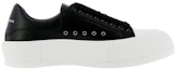 Order (W) Alexander McQueen Deck Plimsoll 'Hitam Putih' 667245-WIAB6-1070