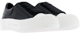 (W) Alexander McQueen Deck Plimsoll 'Hitam Putih' 667245-WIAB6-1070