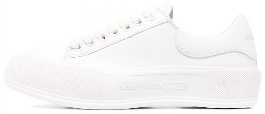 (Women) Alexander McQueen Deck Plimsoll 'Optic White' 667245-WIAB6-9065 Buy (Women) Alexander McQueen Deck Plimsoll 'Optic White' 667245-WIAB6-9065