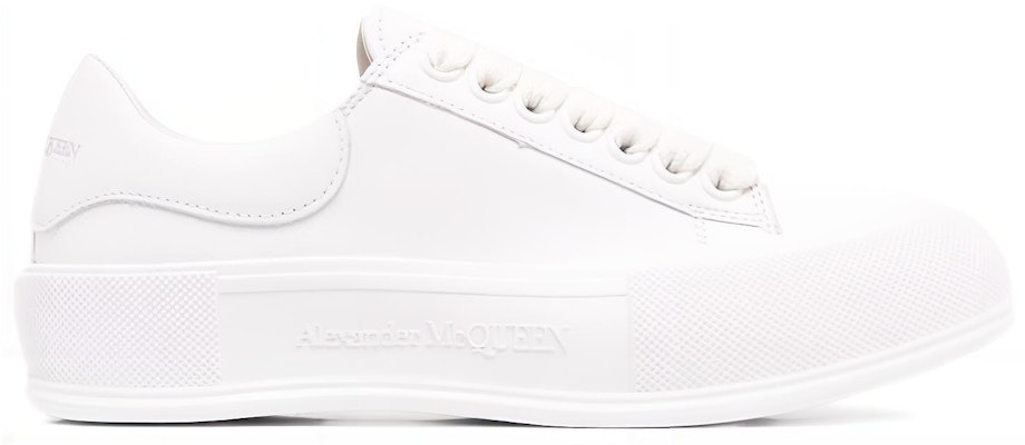 (Women) Alexander McQueen Deck Plimsoll 'Optic White' 667245-WIAB6-9065 Order (Women) Alexander McQueen Deck Plimsoll 'Optic White' 667245-WIAB6-9065