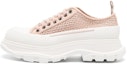 Buy (W) Alexander McQueen Deck Plimsoll 'Rose Gold Raffia' Emas Mawar Raffia 755635W4WA65757