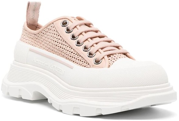 (W) Alexander McQueen Deck Plimsoll 'Rose Gold Raffia' Wanita 755635W4WA65757 Order (W) Alexander McQueen Deck Plimsoll 'Rose Gold Raffia' Wanita 755635W4WA65757