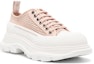 Order (W) Alexander McQueen Deck Plimsoll 'Rose Gold Raffia' Emas Mawar Raffia 755635W4WA65757