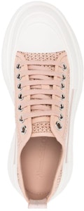(W) Alexander McQueen Deck Plimsoll 'Rose Gold Raffia' Wanita 755635W4WA65757 Lookbook (W) Alexander McQueen Deck Plimsoll 'Rose Gold Raffia' Wanita 755635W4WA65757