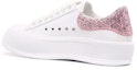 Lookbook (W) Alexander McQueen Deck Plimsoll 'Putih Mawar Merah Jambu Berkilau' 676686-WIABJ-9477