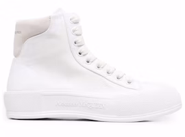 (Women) Alexander McQueen Deck Plimsoll High 'White' 666381W4MV79000 (Women) Alexander McQueen Deck Plimsoll High 'White' 666381W4MV79000
