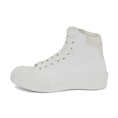 (W) Alexander McQueen Deck Plimsoll High 'White'