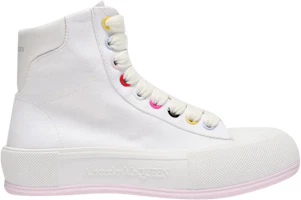 (Women) Alexander McQueen Deck Plimsoll High 'White' 666381-W4MVR-9548 (Women) Alexander McQueen Deck Plimsoll High 'White' 666381-W4MVR-9548
