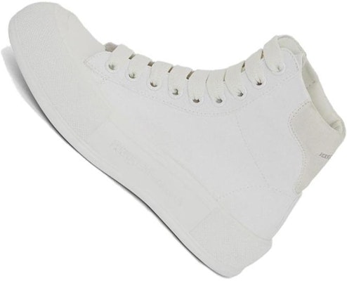 (Women) Alexander McQueen Deck Plimsoll High 'White' 666381-W4MV7-9000 Lookbook (Women) Alexander McQueen Deck Plimsoll High 'White' 666381-W4MV7-9000