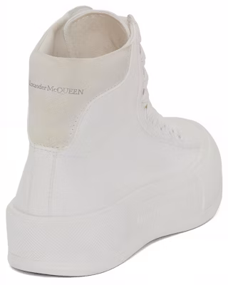 (Women) Alexander McQueen Deck Plimsoll High 'White' 666381-W4MV7-9000 Purchase (Women) Alexander McQueen Deck Plimsoll High 'White' 666381-W4MV7-9000