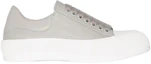 Order (Women) Alexander McQueen Deck Plimsoll Lace-Up Sneakers 'Grey White' 667245WIAB61806