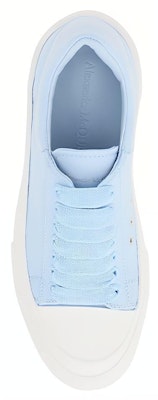 (Women) Alexander McQueen Deck Plimsoll Lace-Up Sneakers 'Blue White' 667245WIAB64469 Lookbook (Women) Alexander McQueen Deck Plimsoll Lace-Up Sneakers 'Blue White' 667245WIAB64469
