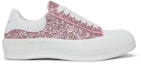 Buy (W) Alexander McQueen Deck Plimsoll Low 'Kilauan Glitter Emas Mawar' 676687-W4RN3-5686
