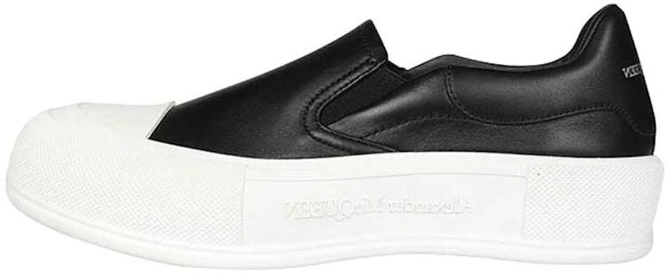 (W) Alexander McQueen Deck Skate Plimsoll ''Nero Bianco'' 654592WHZT81070 Buy (W) Alexander McQueen Deck Skate Plimsoll ''Nero Bianco'' 654592WHZT81070