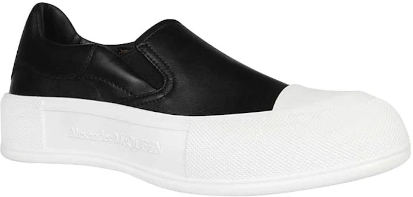 (W) Alexander McQueen Deck Skate Plimsoll ''Nero Bianco'' 654592WHZT81070 Lookbook (W) Alexander McQueen Deck Skate Plimsoll ''Nero Bianco'' 654592WHZT81070
