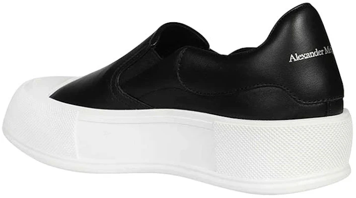 (W) Alexander McQueen Deck Skate Plimsoll ''Nero Bianco'' 654592WHZT81070 Shop (W) Alexander McQueen Deck Skate Plimsoll ''Nero Bianco'' 654592WHZT81070