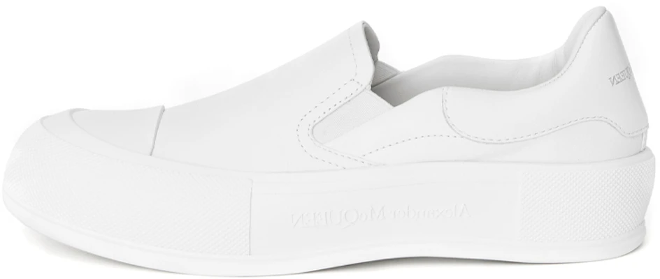 (Women) Alexander McQueen Deck Skate Plimsoll 'Optic White' 654592WHZT89065 Buy (Women) Alexander McQueen Deck Skate Plimsoll 'Optic White' 654592WHZT89065