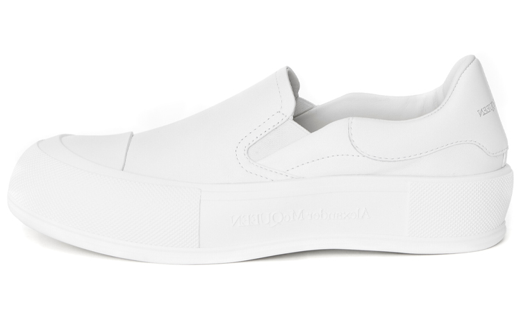 (Women) Alexander McQueen Deck Skate Plimsoll 'Optic White' 654592WHZT89065