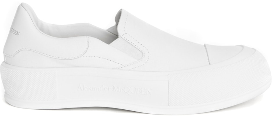 (W) アレキサンダー・マックイーン デッキ スケート プリムソール 'オプティックホワイト' 654592WHZT89065 654592WHZT89065 Order (W) アレキサンダー・マックイーン デッキ スケート プリムソール 'オプティックホワイト' 654592WHZT89065 654592WHZT89065