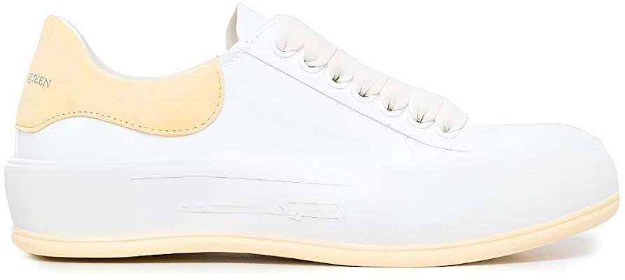 (W) アレキサンダー・マックイーン デッキスケート 白/黄 654593W4MV79781 Order (W) アレキサンダー・マックイーン デッキスケート 白/黄 654593W4MV79781