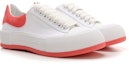 Lookbook (W) Alexander McQueen Deck Skate Plimsoll Kasut Bertali 'Putih Koral' 654593W4MV79097
