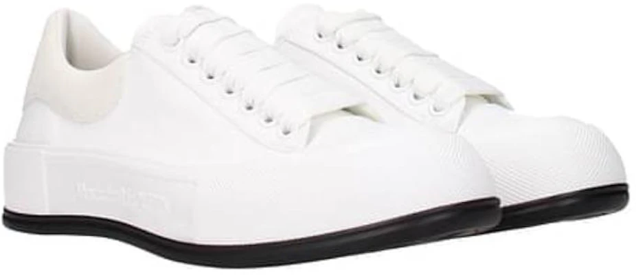 (W) Alexander McQueen Deck Skate Plimsoll Tali 'Beige Putih' 654593W4MV79074 Lookbook (W) Alexander McQueen Deck Skate Plimsoll Tali 'Beige Putih' 654593W4MV79074