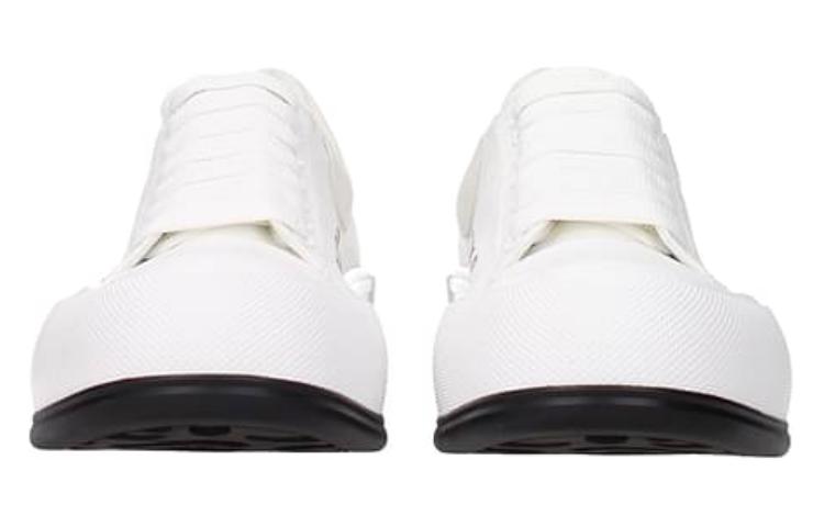 Purchase (W) Alexander McQueen Deck Skate Plimsoll Cordones 'Beige Blanco' 654593W4MV79074