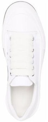 (W) Alexander McQueen Deck Skate Plimsoll Lace Up 'Putih Metalik' 654593W4MVR9549 Purchase (W) Alexander McQueen Deck Skate Plimsoll Lace Up 'Putih Metalik' 654593W4MVR9549