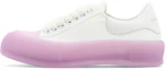 Buy (Women) Alexander McQueen Deck Skate Plimsoll Shoes 'White Pink' 697120W4MVW9490