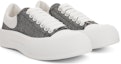 Lookbook (W) (レディース) アレキサンダー・マックイーン デックスケート プリムソール 'ホワイト グレー' 697120W4US18462 697120W4US18462