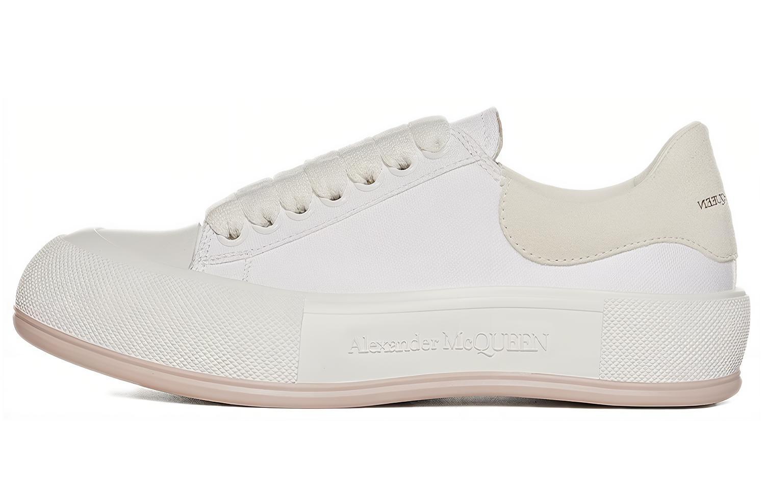 (Women) Alexander McQueen Deck White 'Comfortable Versatile Fashion' 654593W4MV79469