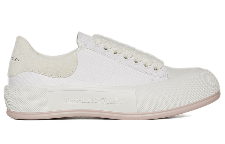 Order (W) Alexander McQueen Deck Putih 'Fesyen Selesa dan Serbaguna' 654593W4MV79469