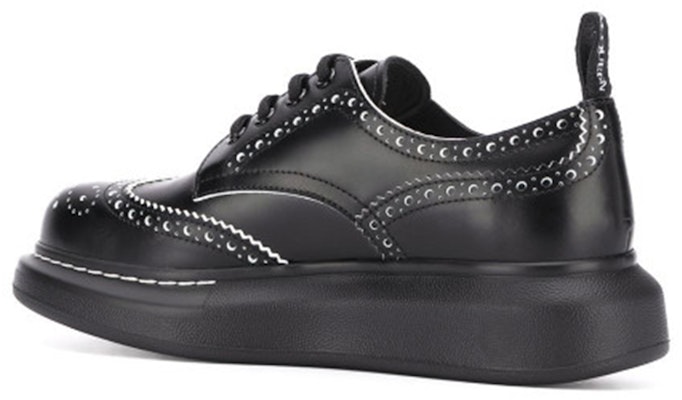 (Women) Alexander McQueen Derby Flat 'Black White' 611704WHX5C1070 Lookbook (Women) Alexander McQueen Derby Flat 'Black White' 611704WHX5C1070
