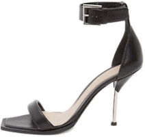 (Women) Alexander McQueen Double Strap Sandal 'Comfortable Versatile Fashion Slide Black' 651712WHWQ11081 (Women) Alexander McQueen Double Strap Sandal 'Comfortable Versatile Fashion Slide Black' 651712WHWQ11081