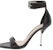 (W) Alexander McQueen Sandal Tali Dua 'Selesa Serbaguna Fesyen Slide Hitam' 651712WHWQ11081