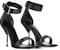 (Women) Alexander McQueen Double Strap Sandals 'Black Crystal' 697142WHCES1081