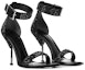 Order (Women) Alexander McQueen Double Strap Sandals 'Black Crystal' 697142WHCES1081