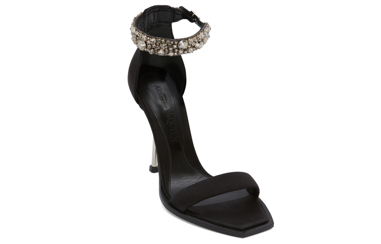 Order (W) 亚历山大·麦昆刺绣双带凉鞋‘黑色’ 687771W4SB31081