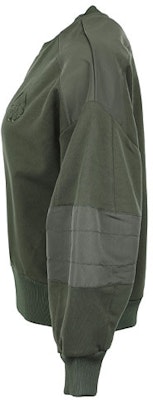 (Women) Alexander McQueen Embroidered Logo Lantern Sleeve Oversized Sweatshirt Women Green 662637QLABG3009 Shop (Women) Alexander McQueen Embroidered Logo Lantern Sleeve Oversized Sweatshirt Women Green 662637QLABG3009