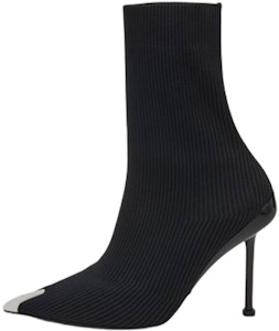 (W) アレキサンダー・マックイーン 布製スリッポンブーティ (9cm・黒) 768095W4X811081 Buy (W) アレキサンダー・マックイーン 布製スリッポンブーティ (9cm・黒) 768095W4X811081