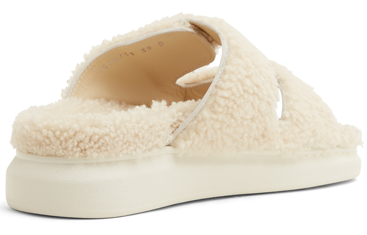 (W) Alexander McQueen Fashion Casual Slippers 'Pink' 圖 3
