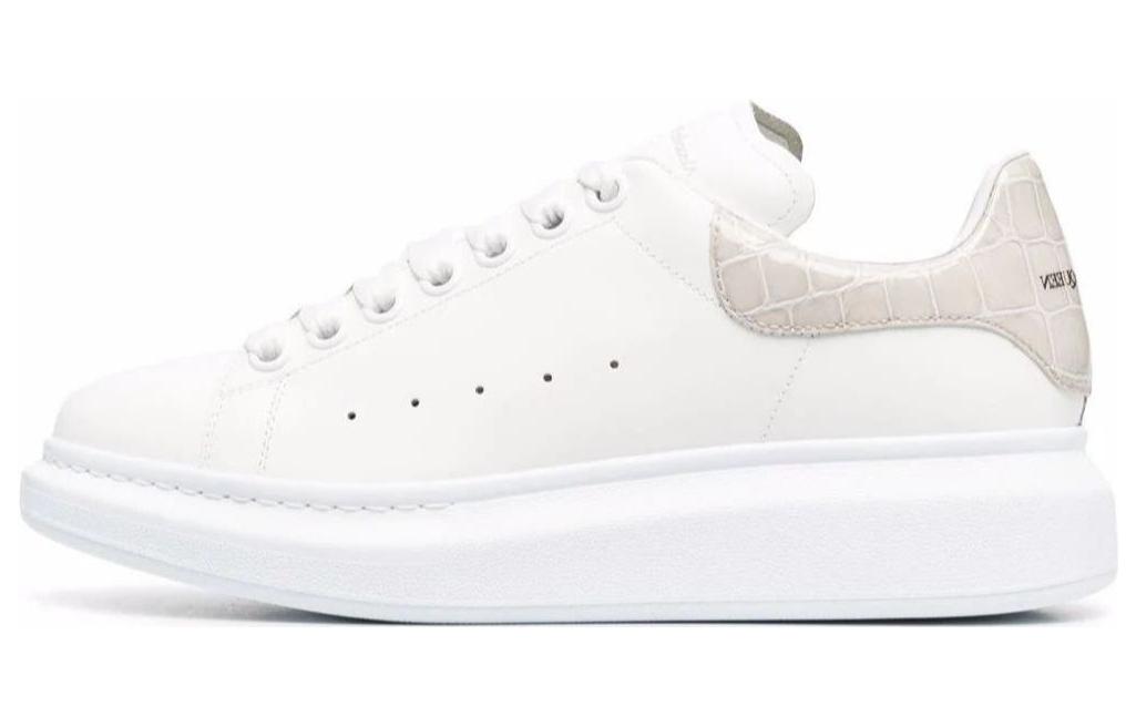 Buy (W) 亚历山大麦昆 白色香槟色大号运动鞋 553770WHXMY9551