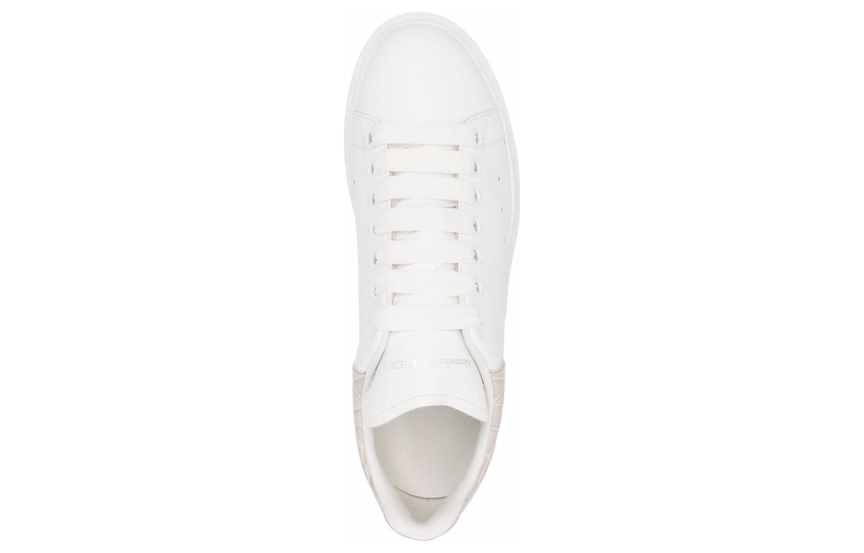 Purchase (W) 亚历山大麦昆 白色香槟色大号运动鞋 553770WHXMY9551