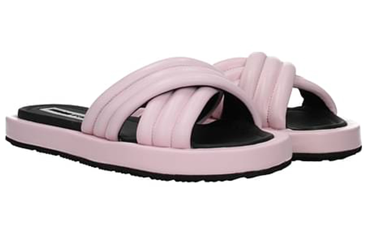 (W) Alexander McQueen Flat Leather Fashion Slide 'Pink' 圖 2