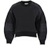 Buy (Women) Alexander McQueen FW21 Black Patchwork Pullover Sweatshirt 662637-QLABG-1000