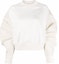 Order (Women) Alexander McQueen FW21 Logo Embroidered Pullover Sweatshirt White 665087-QLABG-0924