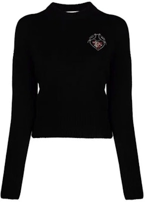 (W) Alexander McQueen FW21 Love Birds Baju Sulam Hitam. 667759-Q1AU7-1095 Order (W) Alexander McQueen FW21 Love Birds Baju Sulam Hitam. 667759-Q1AU7-1095